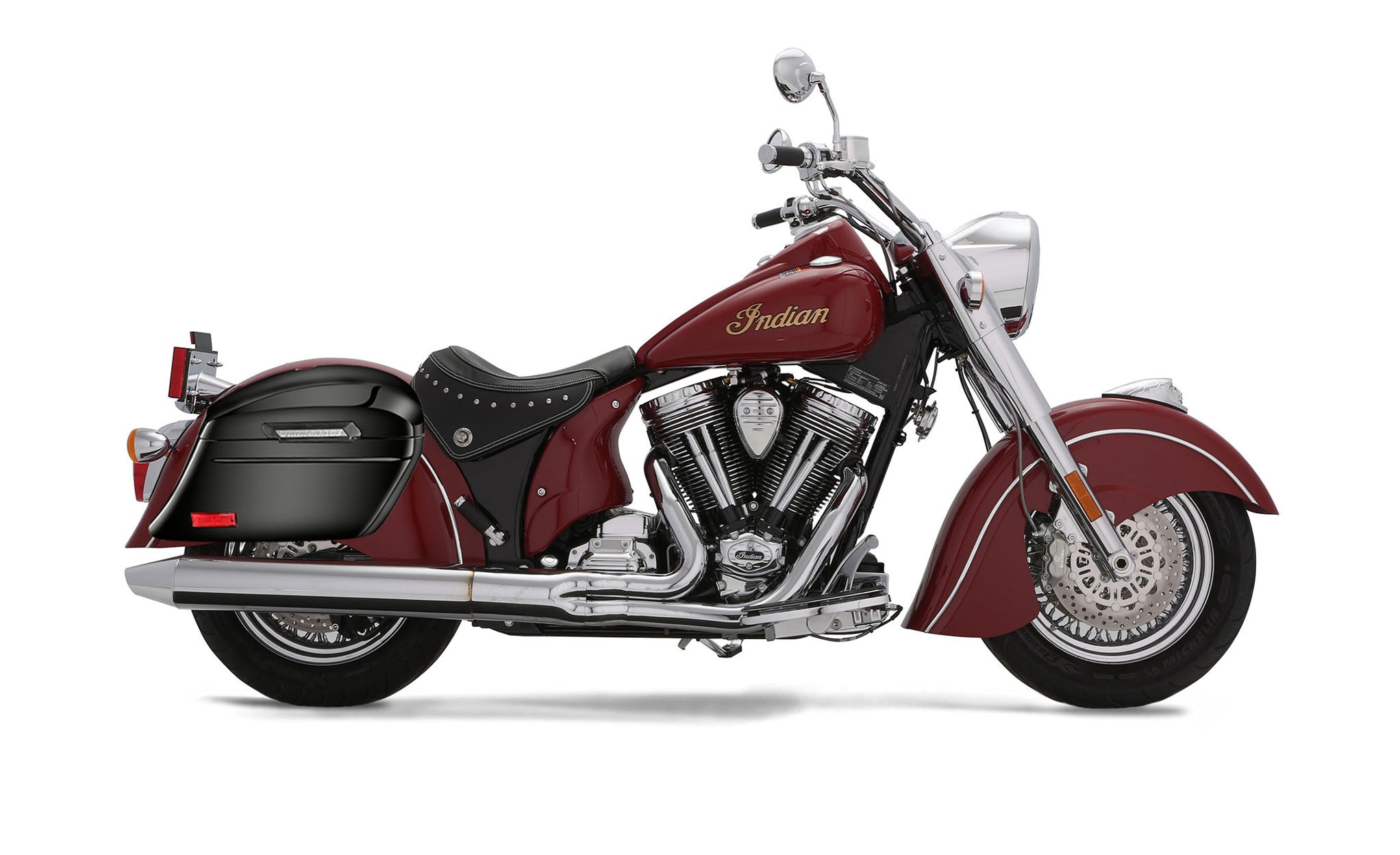 44L - Lamellar Stallion Extra Large Indian Chief Deluxe Painted Motorcycle Hard Saddlebags - Image 2