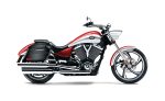 44L - Lamellar Stallion Extra Large Victory Vegas Painted Motorcycle Hard Saddlebags - Image 2