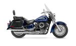 44L - Lamellar Stallion Extra Large Yamaha Silverado Leather Covered Motorcycle Hard Saddlebags - Image 2