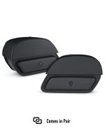 32L - Pantheon Large Hard Mount Shock Cutout Saddlebags for Harley Dyna Street Bob FXDB/I - Image 3