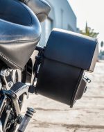 28L - Pantheon Medium Quick Mount Motorcycle Saddlebags for Harley Softail Fat Boy Lo FLSTFB - Image 5