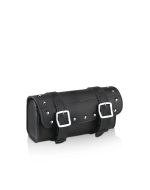 2L - Armor Studded Ducati Leather Motorcycle Fork Bag