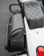 12L - Tomahawk Small Indian Scout Leather Motorcycle Solo Saddlebag - Image 6