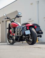 34L - ArrowHead Large Indian Scout Bobber Motorcycle Saddlebags - Image 3