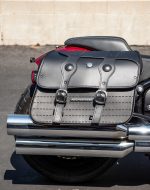 34L - ArrowHead Large Indian Scout Bobber Motorcycle Saddlebags - Image 4