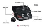 34L - ArrowHead Large Indian Chief Motorcycle Saddlebags - Image 15