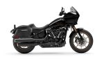 44L - Lamellar Stallion Extra Large Leather Covered Hard Saddlebags for Harley Softail Low Rider ST FXLRST - Image 2