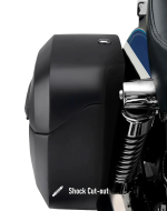 38L - Baldur XL Shock Cut-Out Harley Street 750 Matte Hard Saddlebags - Image 6