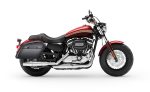38L - Baldur XL Shock Cutout Indian Scout Bobber Painted Hard Saddlebags - Image 2