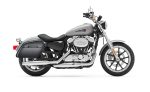 38L - Baldur XL Shock Cutout Harley Sportster Super Low XL883L Painted Hard Saddlebags - Image 2
