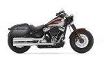 42L - Baldur Extra Large Painted Hard Saddlebags for Harley Softail Slim FLSL - Image 2