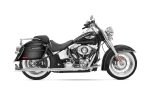44L - Lamellar Stallion Extra Large Painted Motorcycle Hard Saddlebags for Harley Softail Heritage FLSTC/I - Image 2