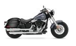 44L - Lamellar Stallion XL Painted Motorcycle Hard Saddlebags for Harley Softail Slim FLS - Image 2