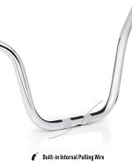 Viking Iron Born Voyage 12" Handlebar for Harley Electra Glide Highway King FLHFB Chrome - Image 7