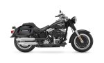 40L - Lamellar Raven Extra Large Painted Motorcycle Hard Saddlebags for Harley Softail Fat Boy Lo FLSTFB - Image 2
