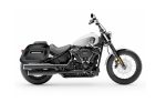 40L - Lamellar Raven Extra Large Painted Motorcycle Hard Saddlebags for Harley Softail Street Bob FXBB - Image 2
