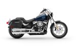 44L - Lamellar Stallion Extra Large Leather Covered Motorcycle Hard Saddlebags for Harley Softail Low Rider FXLR - Image 2