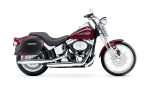 44L - Lamellar Stallion Extra Large Matte Motorcycle Hard Saddlebags for Harley Softail Springer FXSTS/I - Image 2