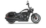 44L - Lamellar Stallion Extra Large Victory High Ball Matte Motorcycle Hard Saddlebags - Image 2