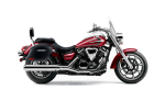 44L - Lamellar Stallion Extra Large Yamaha V Star 950 Tourer Matte Motorcycle Hard Saddlebags - Image 2