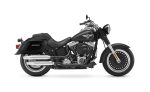 40L - Lamellar Raven Extra Large Matte Motorcycle Hard Saddlebags for Harley Softail Fat Boy Lo FLSTFB - Image 2