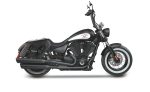42L - Baldur Extra Large Victory High Ball Leather Wrapped Motorcycle Hard Saddlebags - Image 2