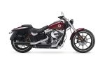 42L - Baldur Extra Large Leather Wrapped Motorcycle Hard Saddlebags for Harley Softail Breakout FXSB - Image 2