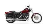 42L - Baldur Extra Large Leather Wrapped Motorcycle Hard Saddlebags for Harley Softail Night Train FXSTB/I - Image 2