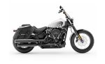 42L - Baldur Extra Large Leather Wrapped Motorcycle Hard Saddlebags for Harley Softail Street Bob FXBB - Image 2