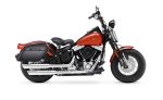 42L - Baldur Extra Large Painted Motorcycle Hard Saddlebags for Harley Softail Cross Bones FLSTSB - Image 2