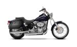 42L - Baldur Extra Large Painted Motorcycle Hard Saddlebags for Harley Softail Standard FXST/I - Image 2