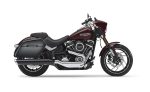 42L - Baldur Extra Large Painted Motorcycle Hard Saddlebags for Harley Softail Sport Glide FLSB - Image 2