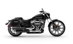 44L - Lamellar Stallion Extra Large Matte Motorcycle Hard Saddlebags for Harley Softail Breakout FXBR/S - Image 2