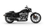 42L - Baldur Extra Large Leather Wrapped Motorcycle Hard Saddlebags for Harley Softail Breakout FXBR/S - Image 2