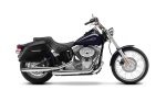 42L - Baldur Extra Large Matte Motorcycle Hard Saddlebags for Harley Softail Standard FXST/I - Image 2