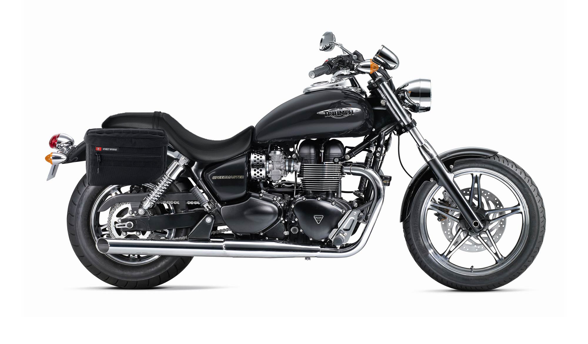 18L - Patriot Medium Triumph Speedmaster (2003-17) Motorcycle Throw Over Saddlebags - Image 2