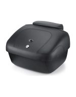 44L - Premium XL Ducati Leather Wrapped Hard Motorcycle Trunk