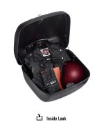 44L - Premium XL Ducati Leather Wrapped Hard Motorcycle Trunk - Image 4