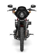 Viking Derby Motorcycle Fairing For Harley Sportster 883 Custom XL883C Gloss Black - Image 3
