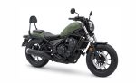 Viking Battle Axe Honda Rebel 500 ABS Sissy Bar With Backrest Matte Black - Image 2