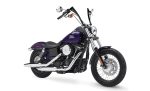 Viking Iron Born 12" Handlebar For Harley Dyna Street Bob FXDB Gloss Black - Image 2