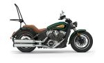 Iron Born Blade 25" Indian Scout Sixty Sissy Bar with Foldable Luggage Rack Matte Black - Image 2