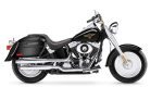 44L - Lamellar Stallion Extra Large Painted Motorcycle Hard Saddlebags for Harley Softail Fatboy FLSTF/I - Image 2
