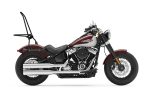 Iron Born Blade 25" Sissy Bar with Foldable Luggage Rack for Harley Softail Slim FLSL Matte Black - Image 2