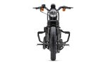 Viking Iron Born Motorcycle Crash Bar/Engine Guard for Harley Sportster 1200 Low XL1200L Gloss Black - Image 2