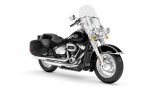 Viking Iron Born Z Handlebar For Harley Softail Heritage Classic FLSTC Gloss Black - Image 2