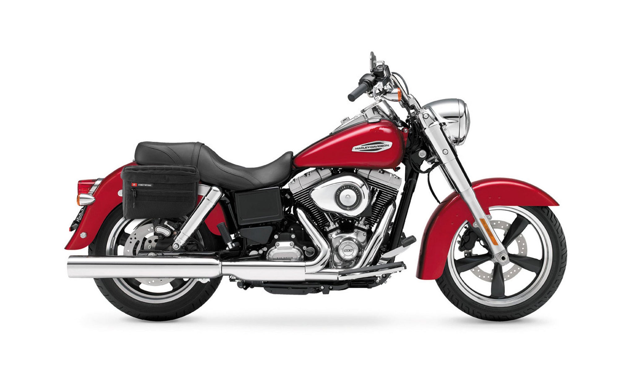 18L - Patriot Medium Motorcycle Throw Over Saddlebags for Harley Dyna Switchback FLD - Image 2
