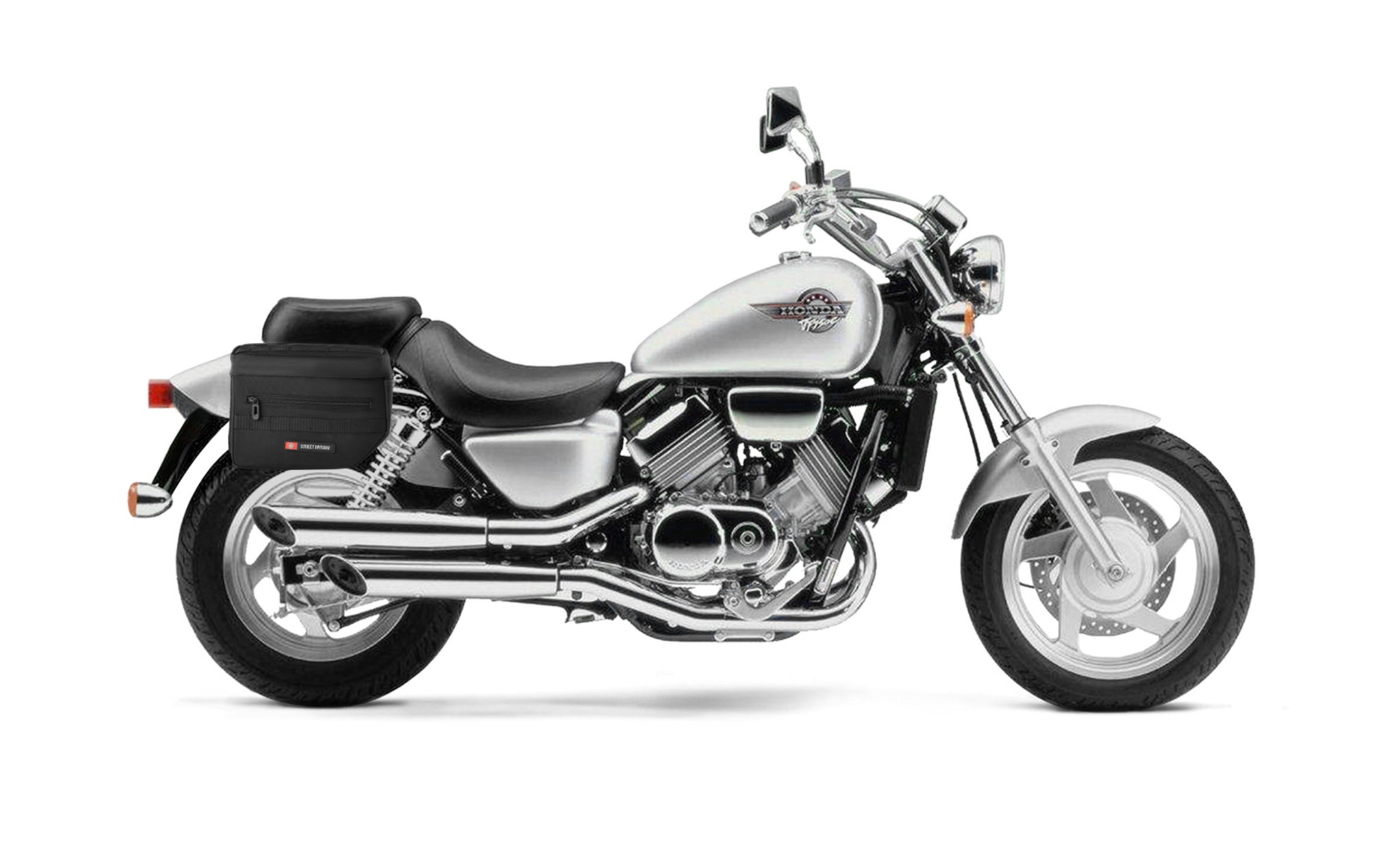 10L - Patriot Small Honda Magna 750 VF750C Throw Over Saddlebags - Image 2