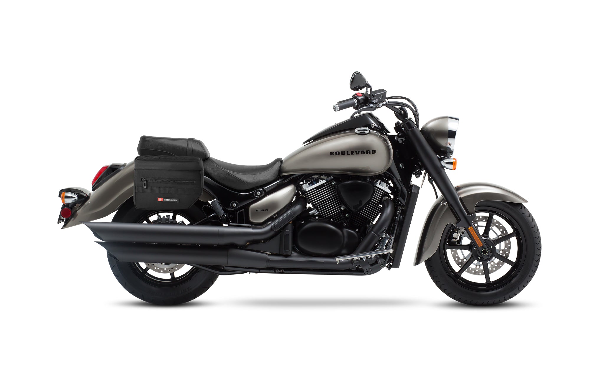 10L - Patriot Small Suzuki Boulevard C90 VL1500 Throw Over Saddlebags - Image 2