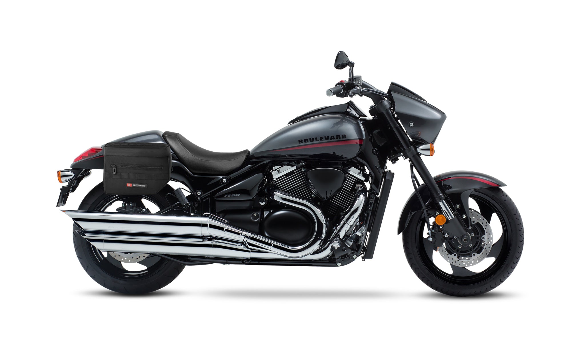 10L - Patriot Small Suzuki Boulevard M90 VZ1500 Throw Over Saddlebags - Image 2